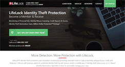 Desktop Screenshot of lifelock.org