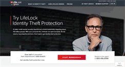 Desktop Screenshot of lifelock.com